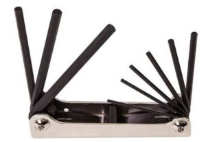 Folding Hex Key Set